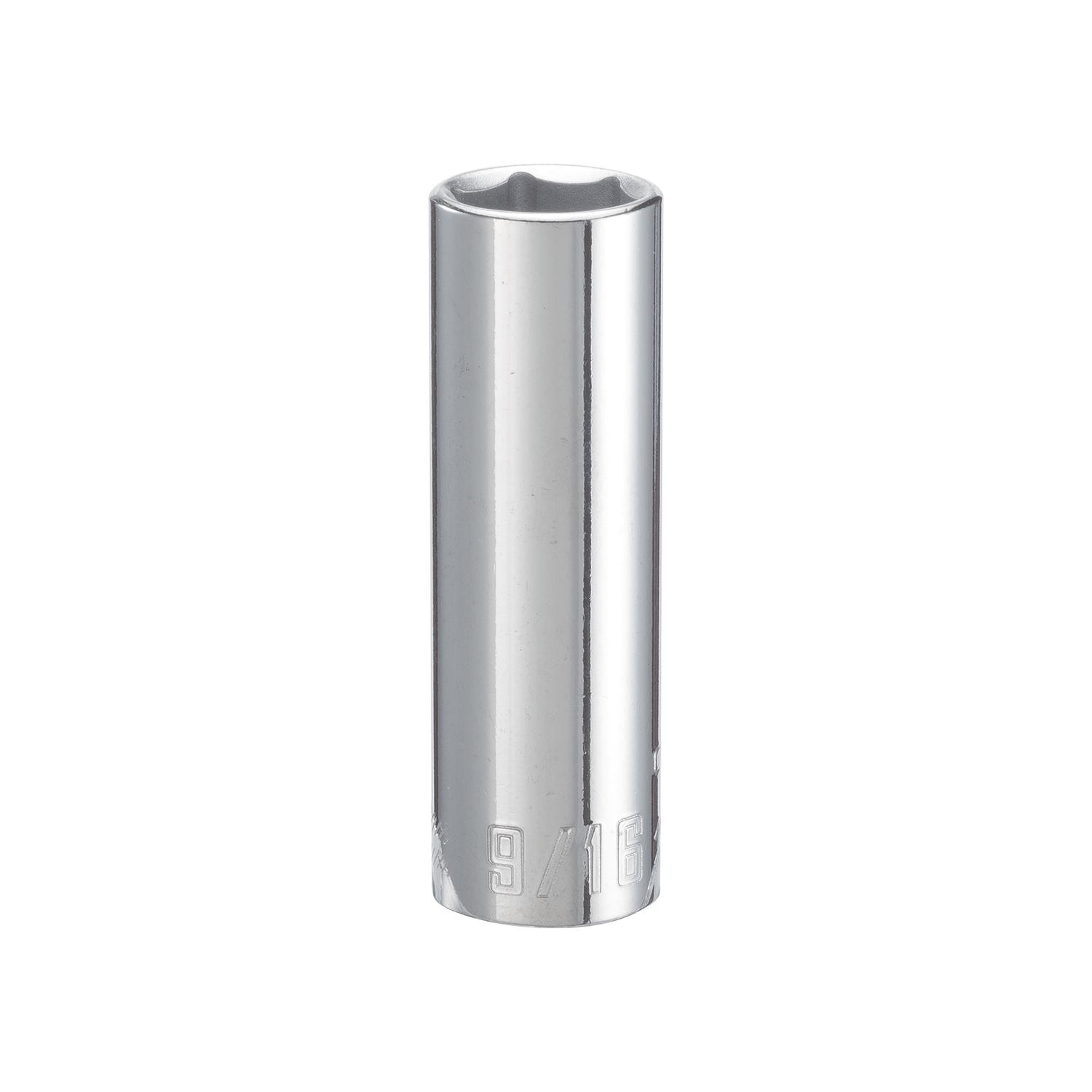 Craftsman 9/16 in. X 3/8 in. drive SAE 6 Point Deep Deep Socket 1 pc