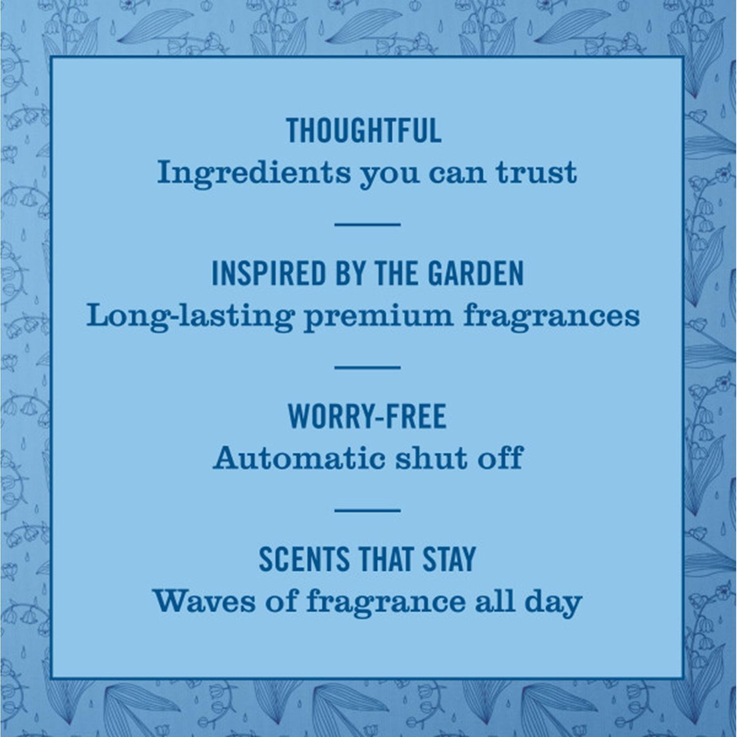 Mrs. Meyer's Clean Day Rain Water Scent Air Freshener Starter Kit 0.67 oz Liquid 1 pk