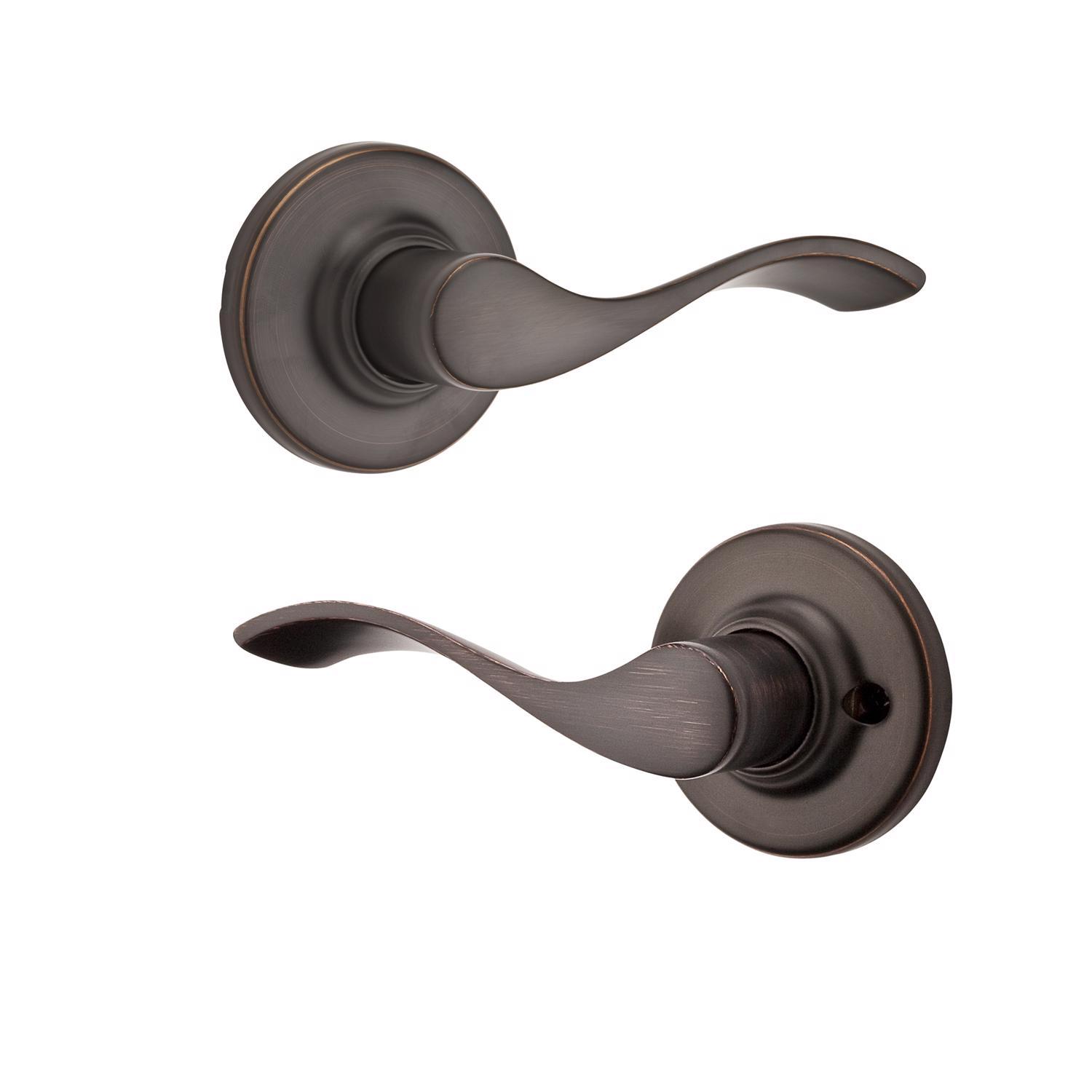 Kwikset Balboa Venetian Bronze Passage Lever Right or Left Handed