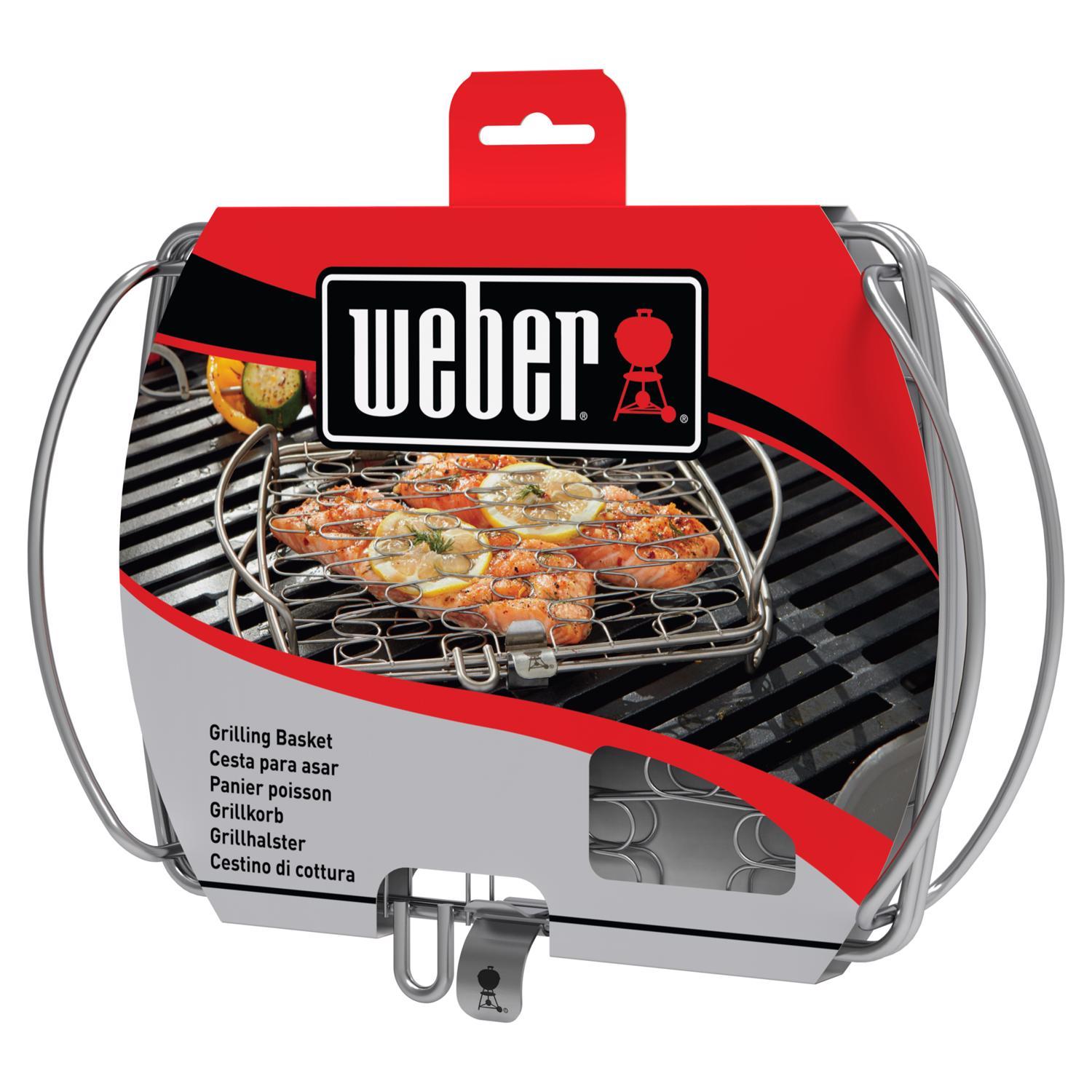 Weber Stainless Steel Grill Basket 11 in. L X 8.1 in. W 1 pk