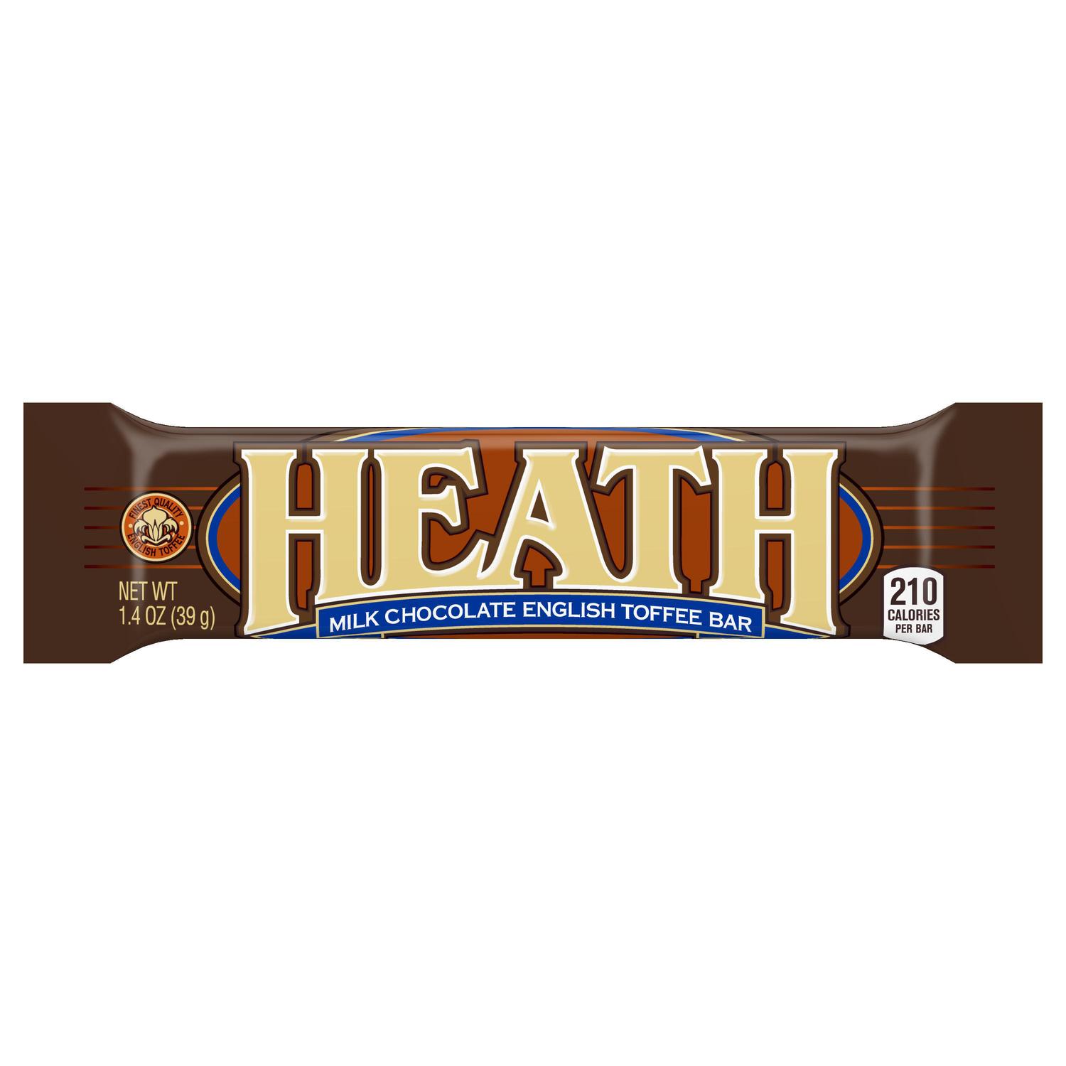 Heath Milk Chocolate English Toffee Candy Bar 1.4 oz