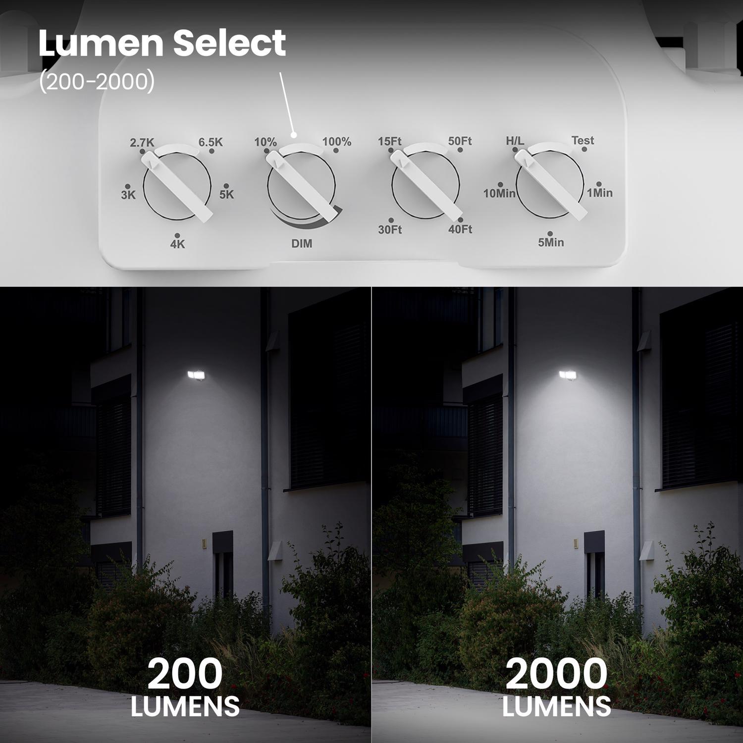 Feit Motion-Sensing Hardwired LED White Security Floodlight