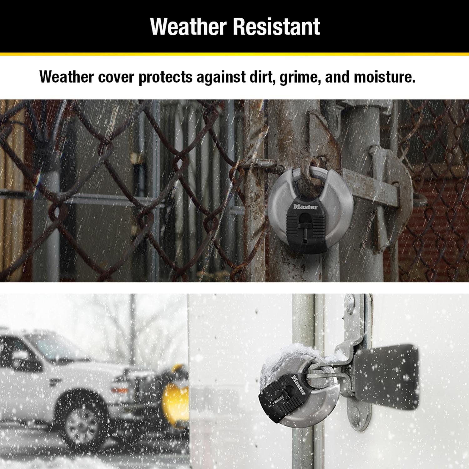 Master Lock Magnum 2-3/4 in. H X 1-13/64 in. W X 2-3/4 in. L Steel Ball Bearing Shrouded Padlock