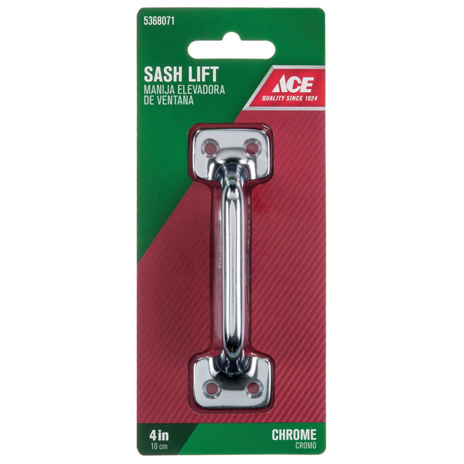 Ace 4 in. L Chrome Chrome Universal Sash Lift Handle 1 pk