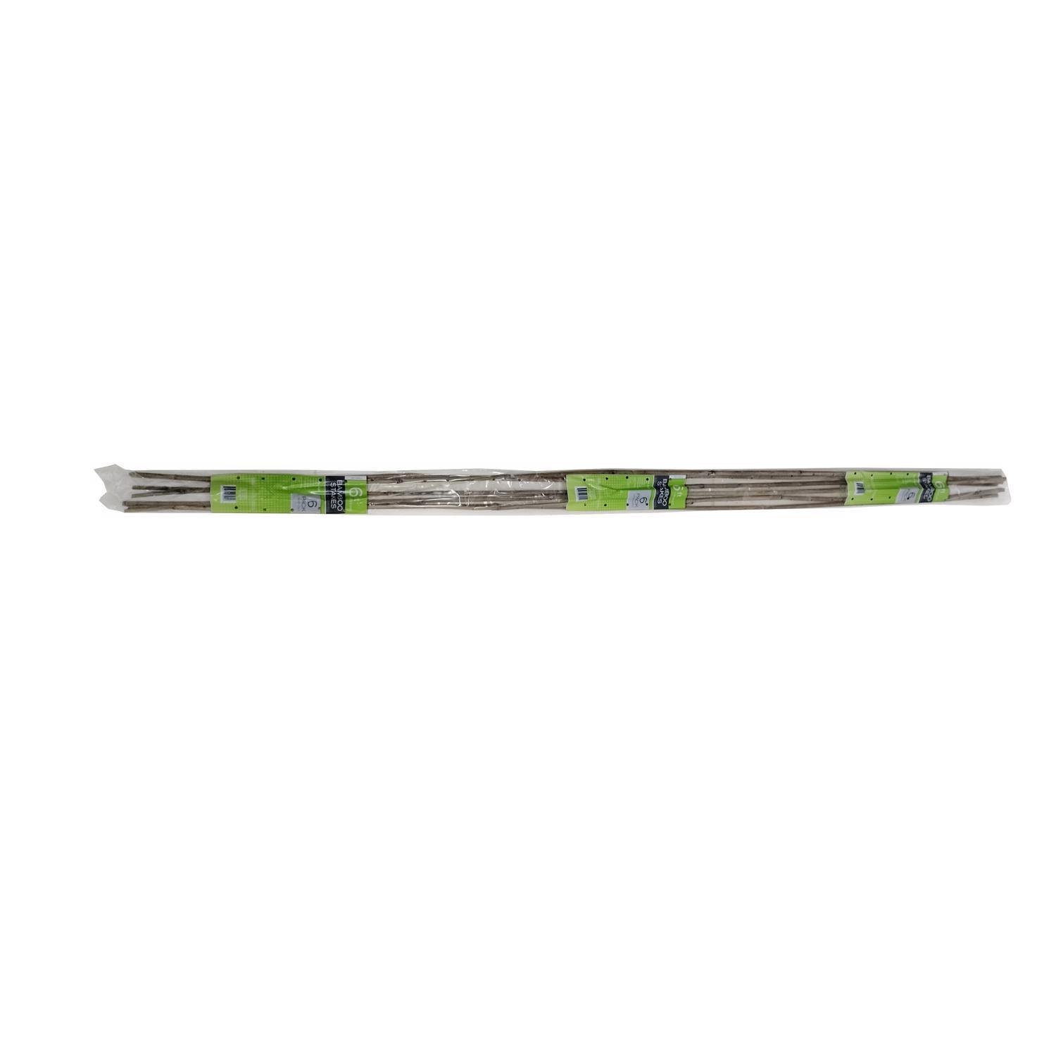 Bond 6 ft. H X 1/2 in. W Green Bamboo Garden Stakes