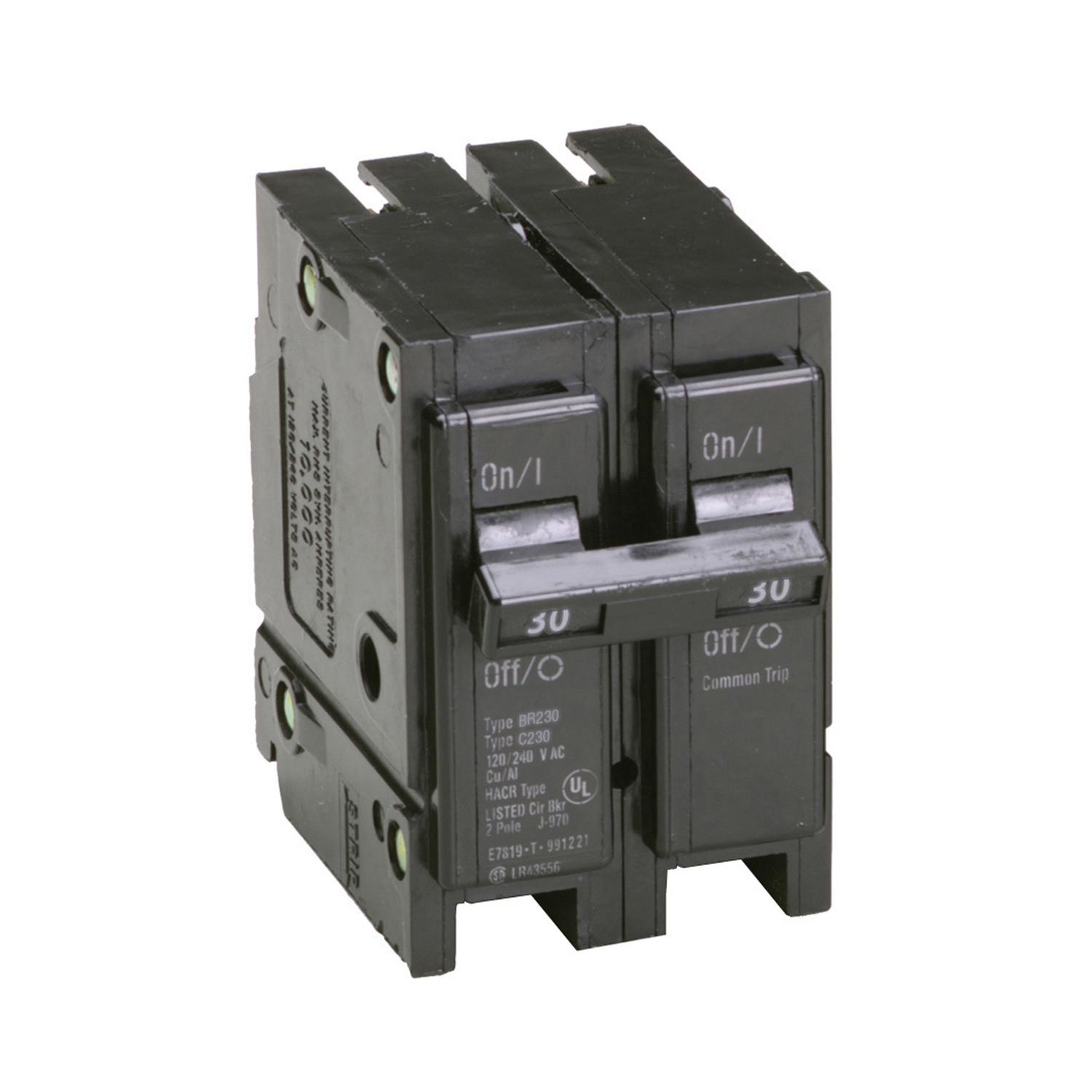 Eaton 30 amps Plug In 2-Pole Circuit Breaker