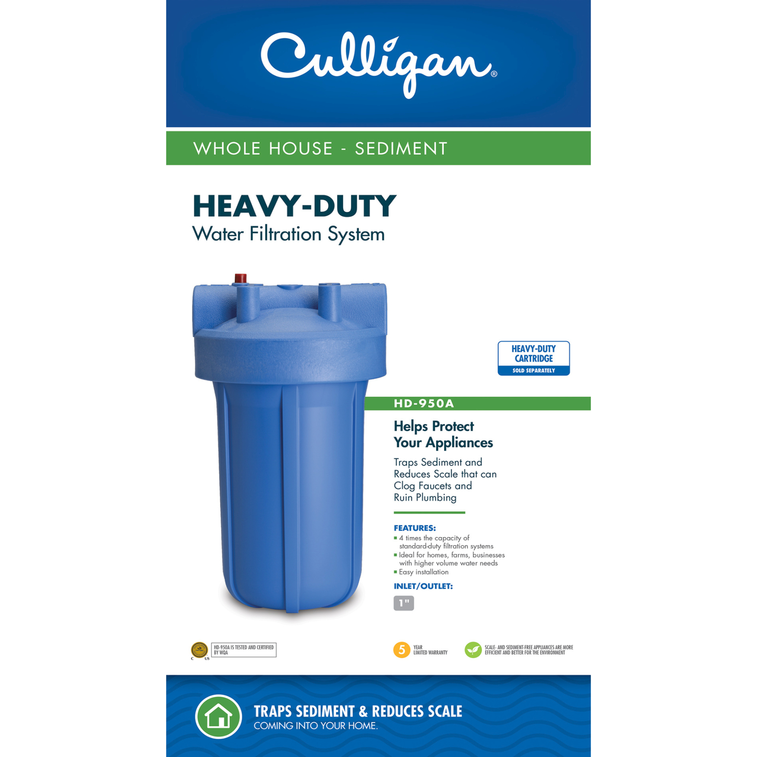 Culligan Whole House Filter System For Culligan Stine Home + Yard