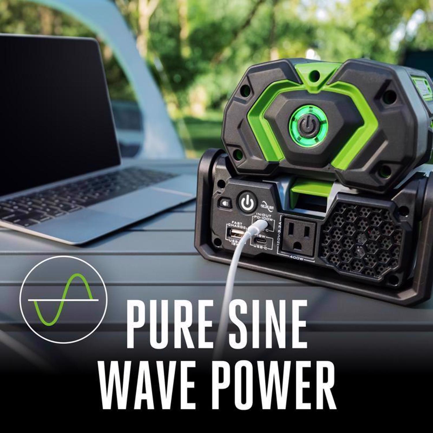 EGO Power+ Nexus Escape 400 W 120 V Battery Portable Portable Sine Wave Inverter Tool Only 400 W