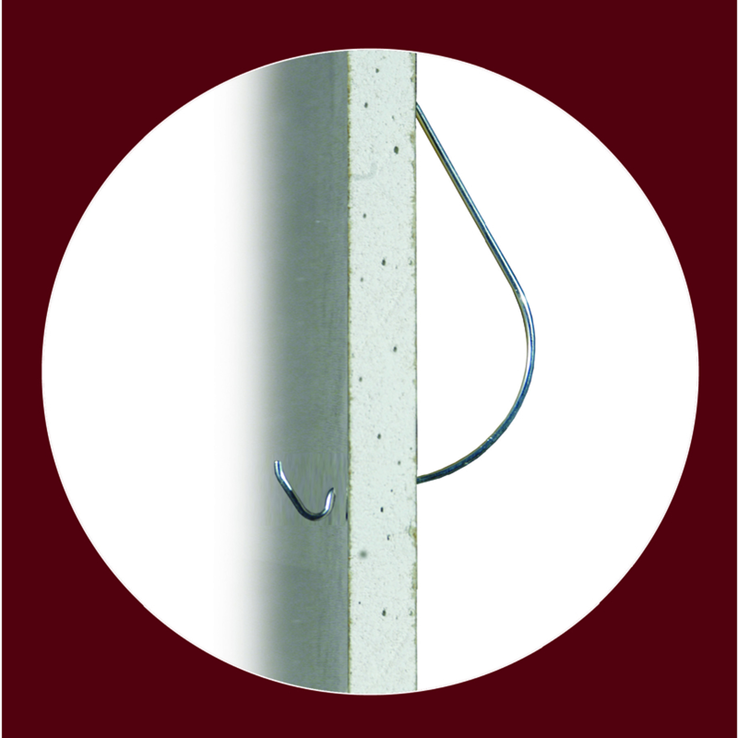 Monkey Hook Gorilla Grade Galvanized Silver Picture Hanger 40 lb 1 pk