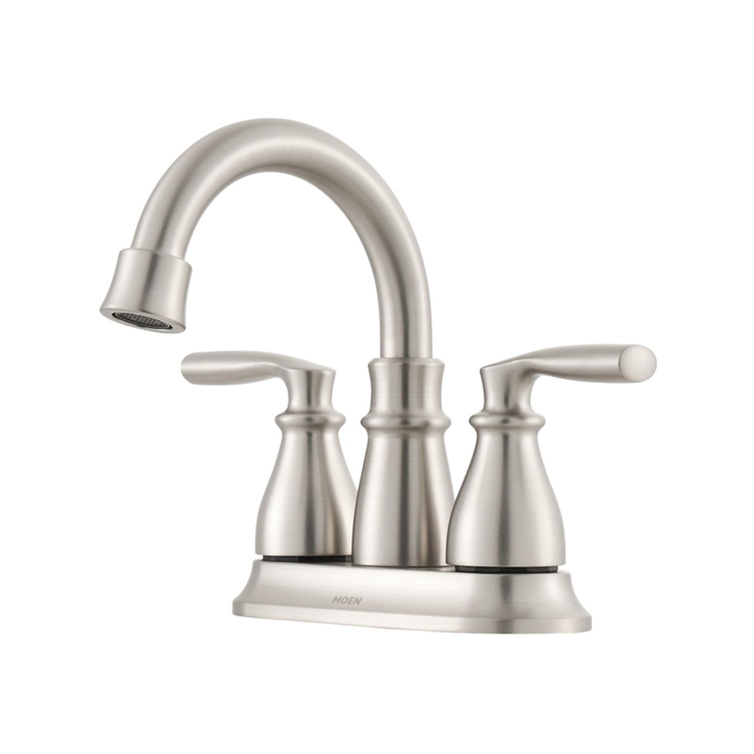 Moen Hilliard Brushed Nickel Bathroom Faucet 4 in. Stine Home + Yard The Family You Can