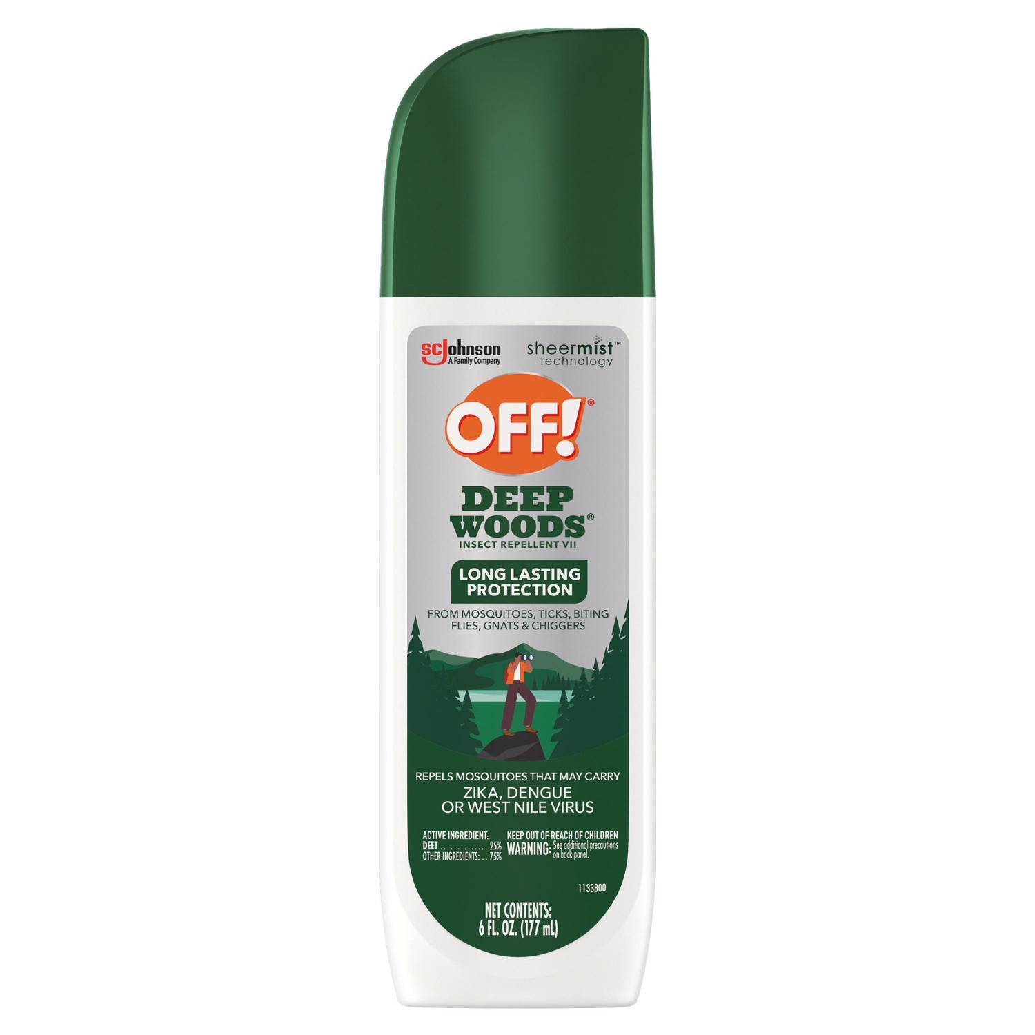 OFF! Deep Woods Insect Repellent Liquid For Gnats/Mosquitoes/Ticks 6 oz