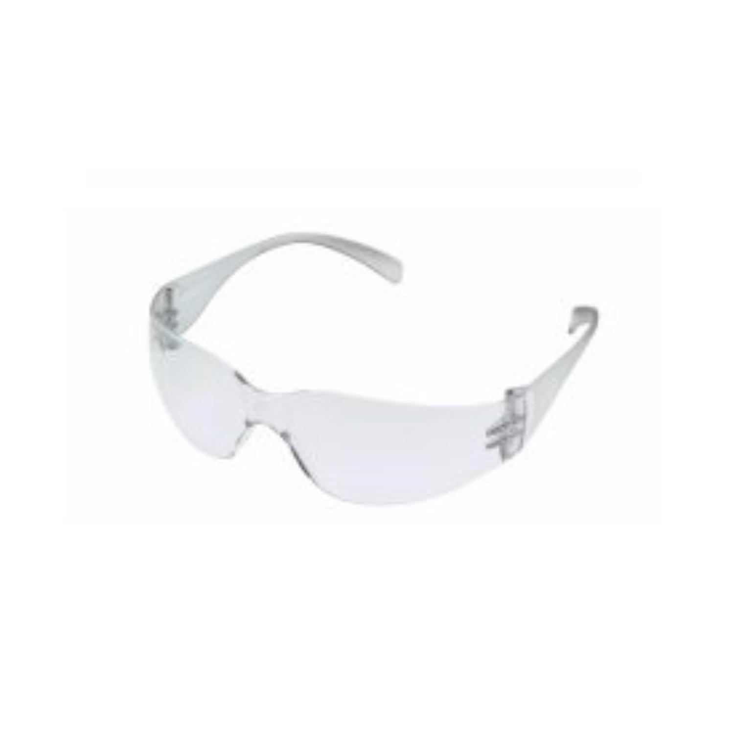 3M Impact-Resistant Safety Glasses Clear Lens Clear Frame 4 pk