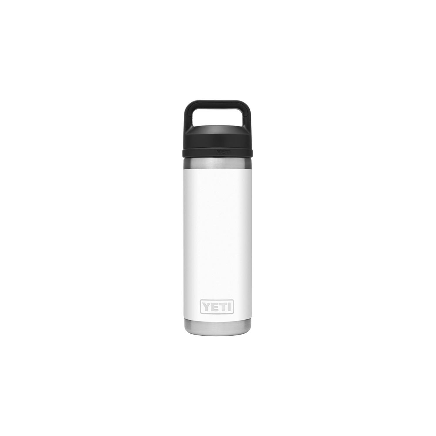 YETI Rambler 18 oz White BPA Free Bottle with Chug Cap