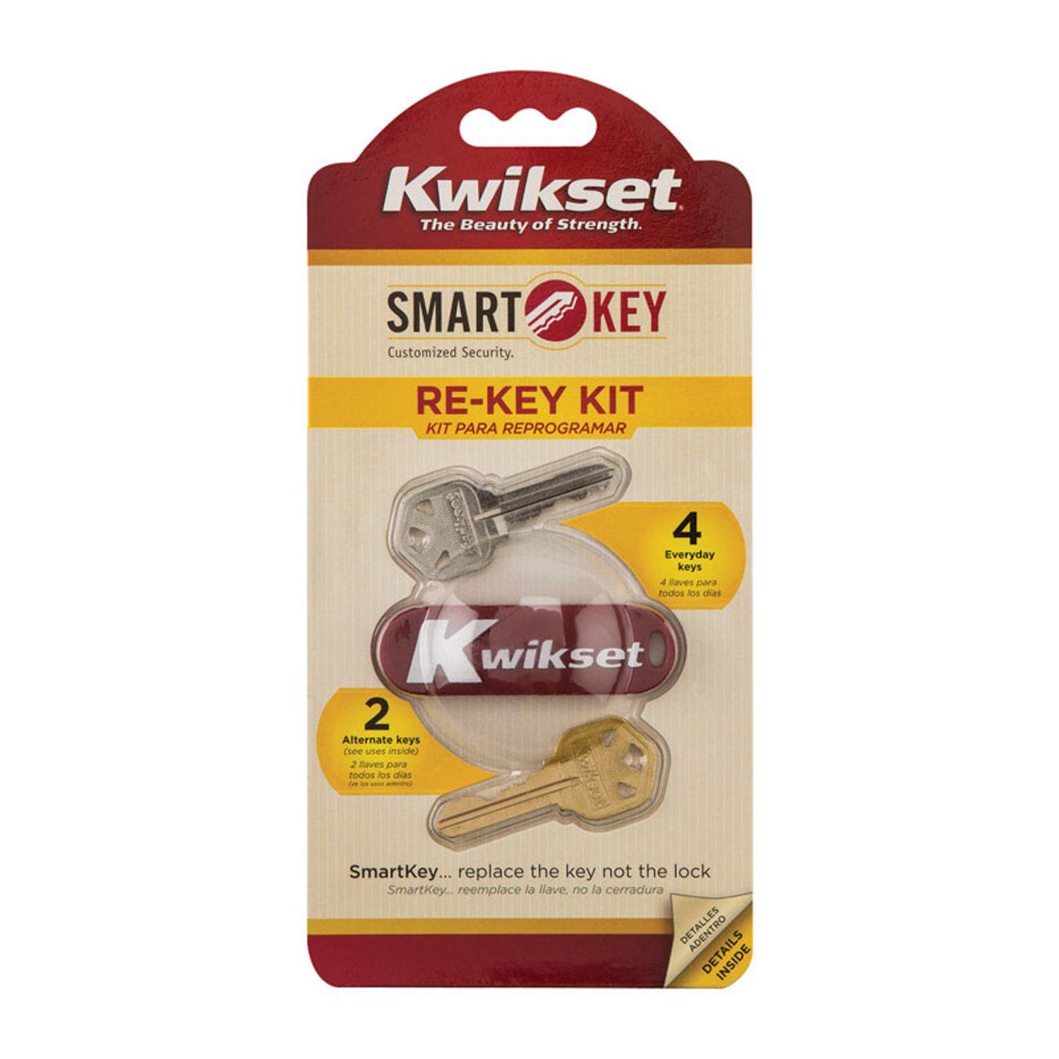 Kwikset Metal Smart Key Re-Key Kit 1 Pack