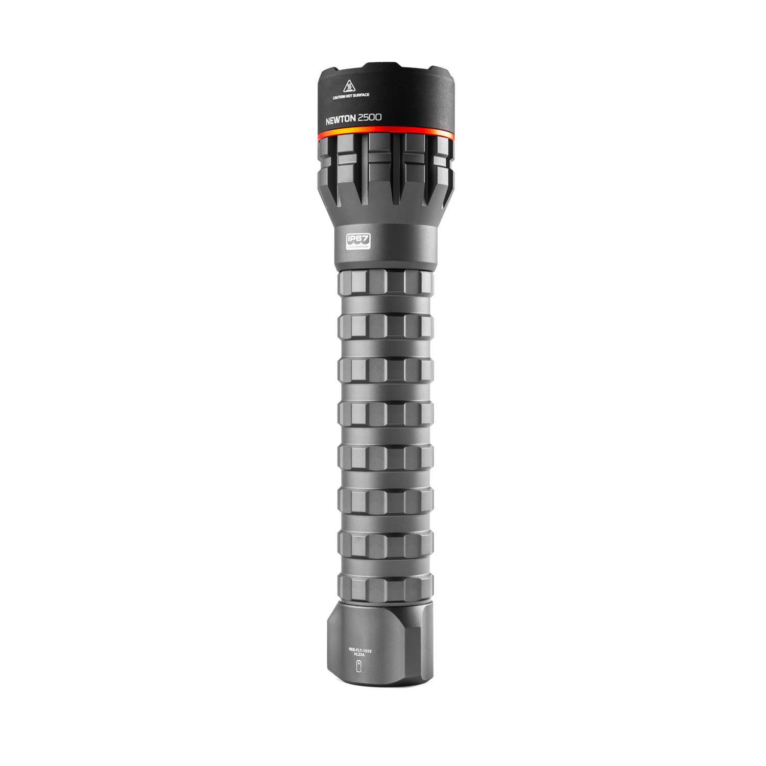 NEBO Newton 2500 lm Black/Gray LED Flashlight AA Battery
