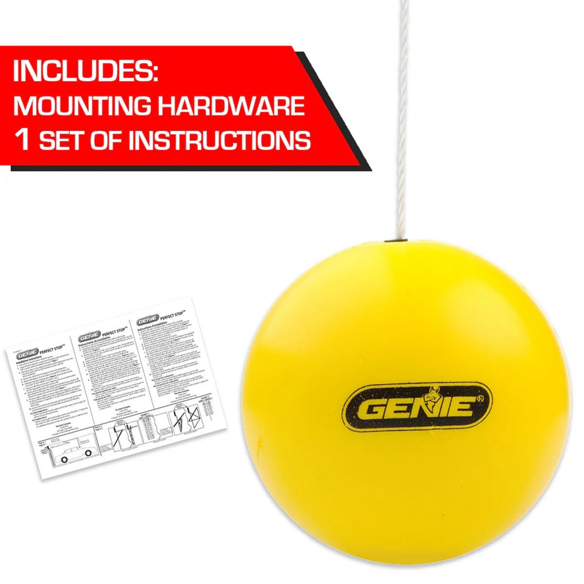 Genie Perfect Stop Yellow Parking Ball 1 pk