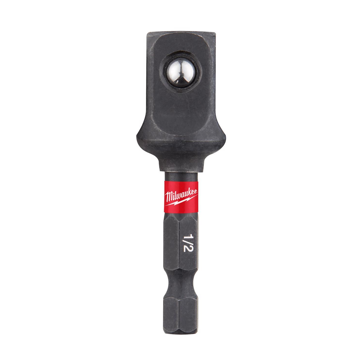 Milwaukee Hex/Square 2.95 in. L Socket Adapter Steel 1 pk