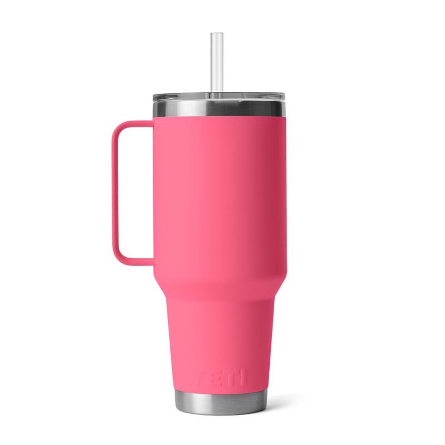 YETI Rambler 42 oz Tropical Pink BPA Free Straw Mug