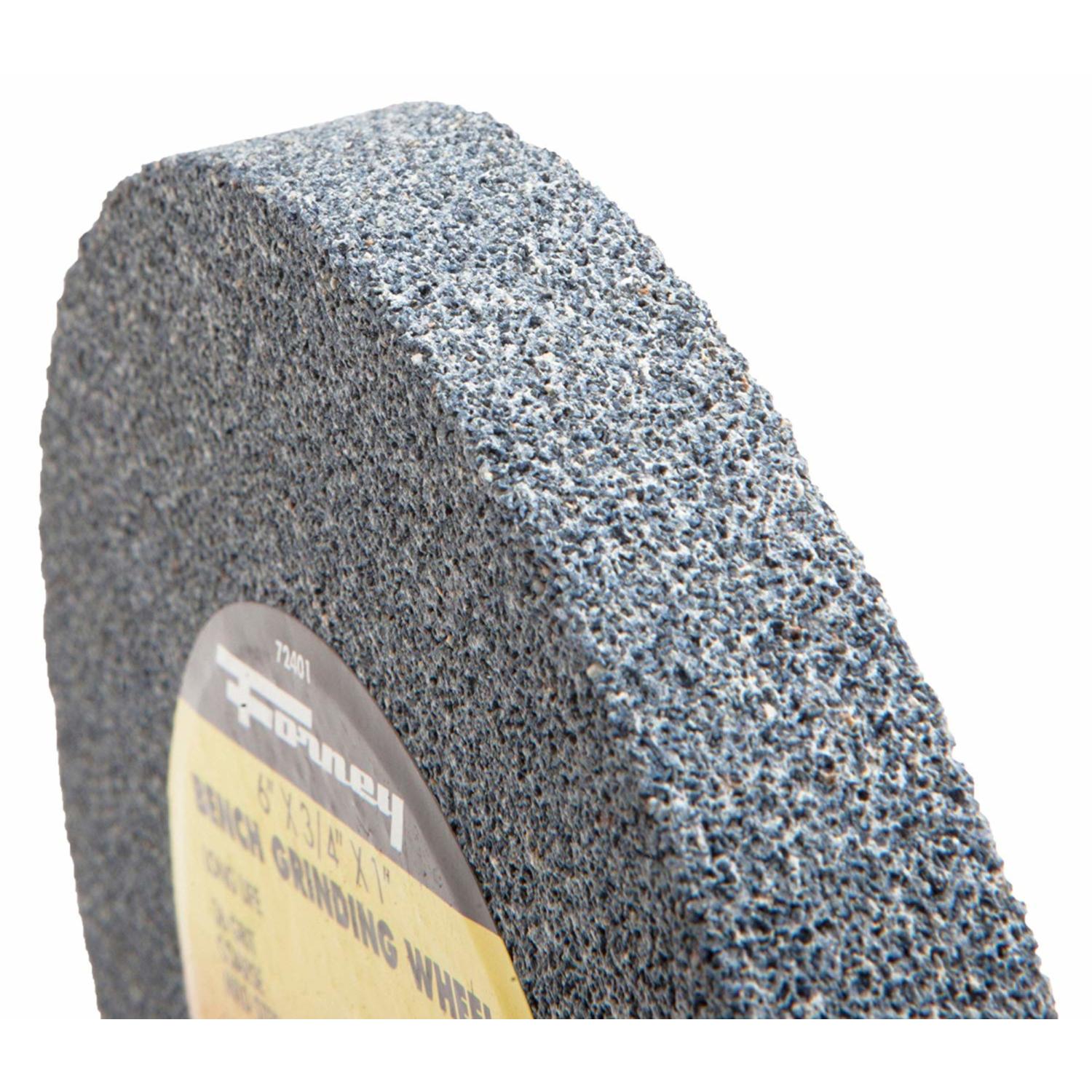 Forney 6 in. D X 1 in. in. Bench Grinding Wheel