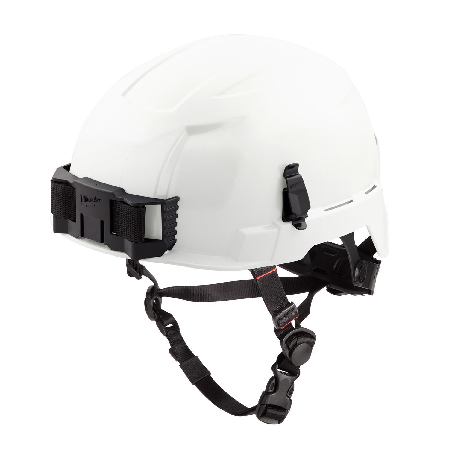 Milwaukee BOLT Ratchet Type II Class E Non-Vented Safety Helmet White