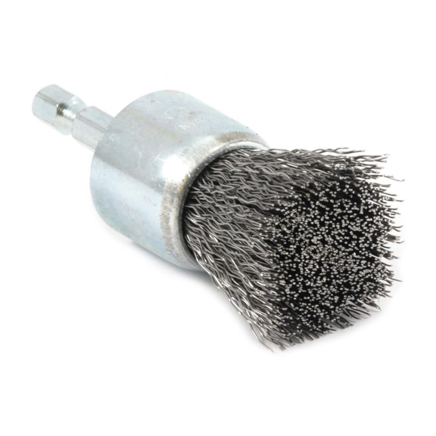 Forney 1 in. Crimped Wire Wheel Brush Metal 20000 rpm 1 pc