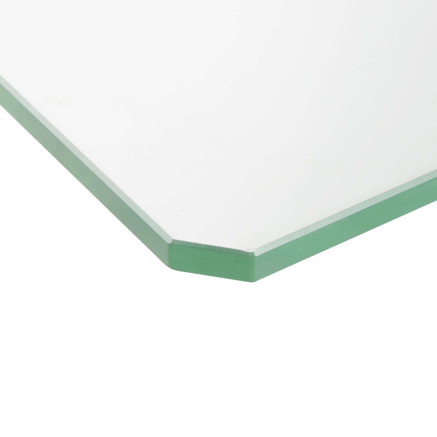 Dolle 0.31 in. H X 11.8 in. W X 11.8 in. D Clear Glass Corner Shelf