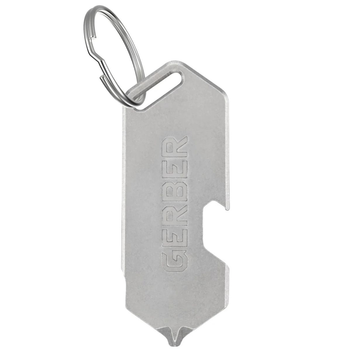 Gerber Keychain Tool Shard DT Series 3 Function Stonewash Fish Silver