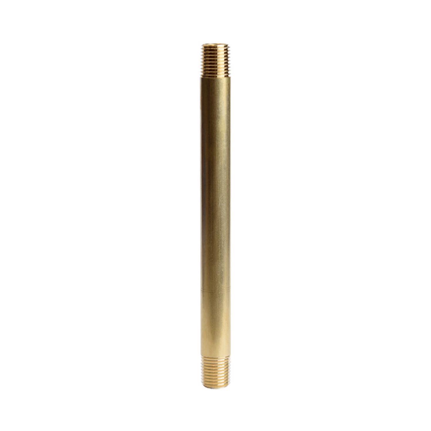 ATC 1/4 in. MPT 1/4 in. D MPT Yellow Brass Nipple 6 in. L