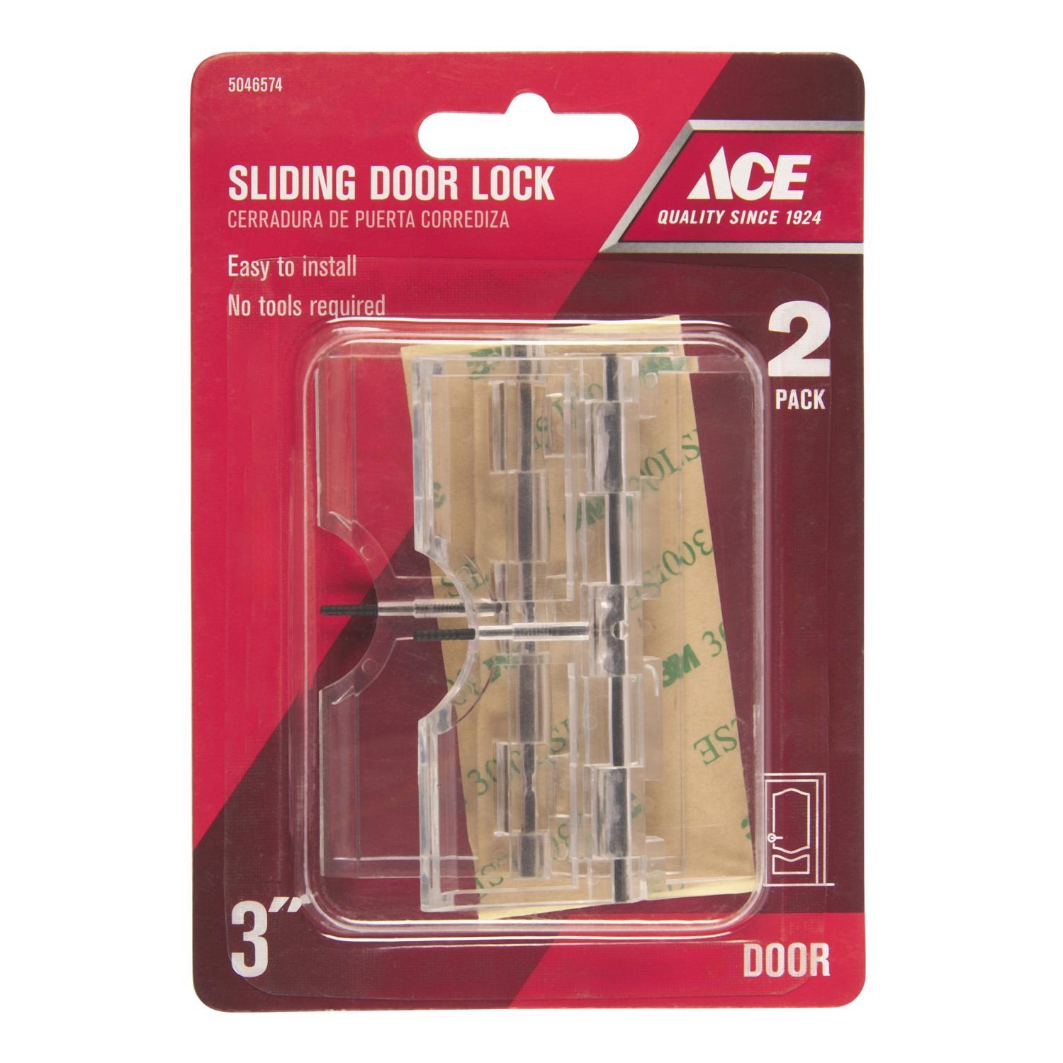 Ace Clear Plastic Flip Lock 1 pc