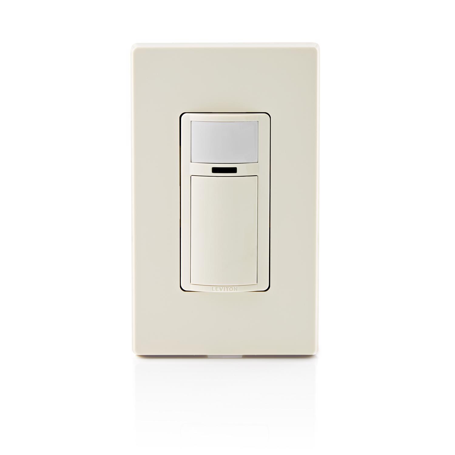 Leviton Decora 2.5 amps Single Pole Motion Sensor Switch Light Almond 1 pk