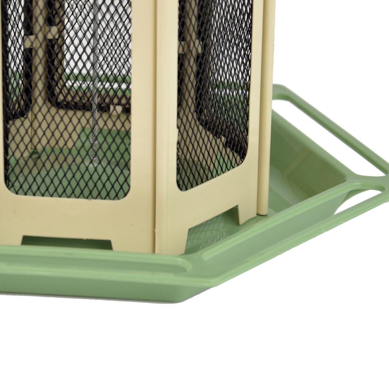 Perky-Pet Wild Bird and Finch 3.5 lb Metal/Plastic Gazebo Bird Feeder