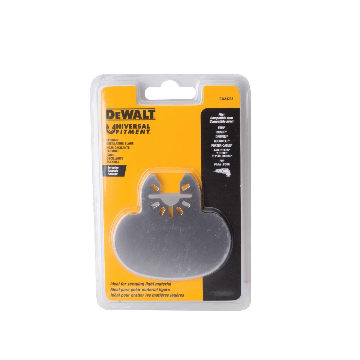 DeWalt Universal Fitment Steel Wide Oscillating Blade 1 Pack