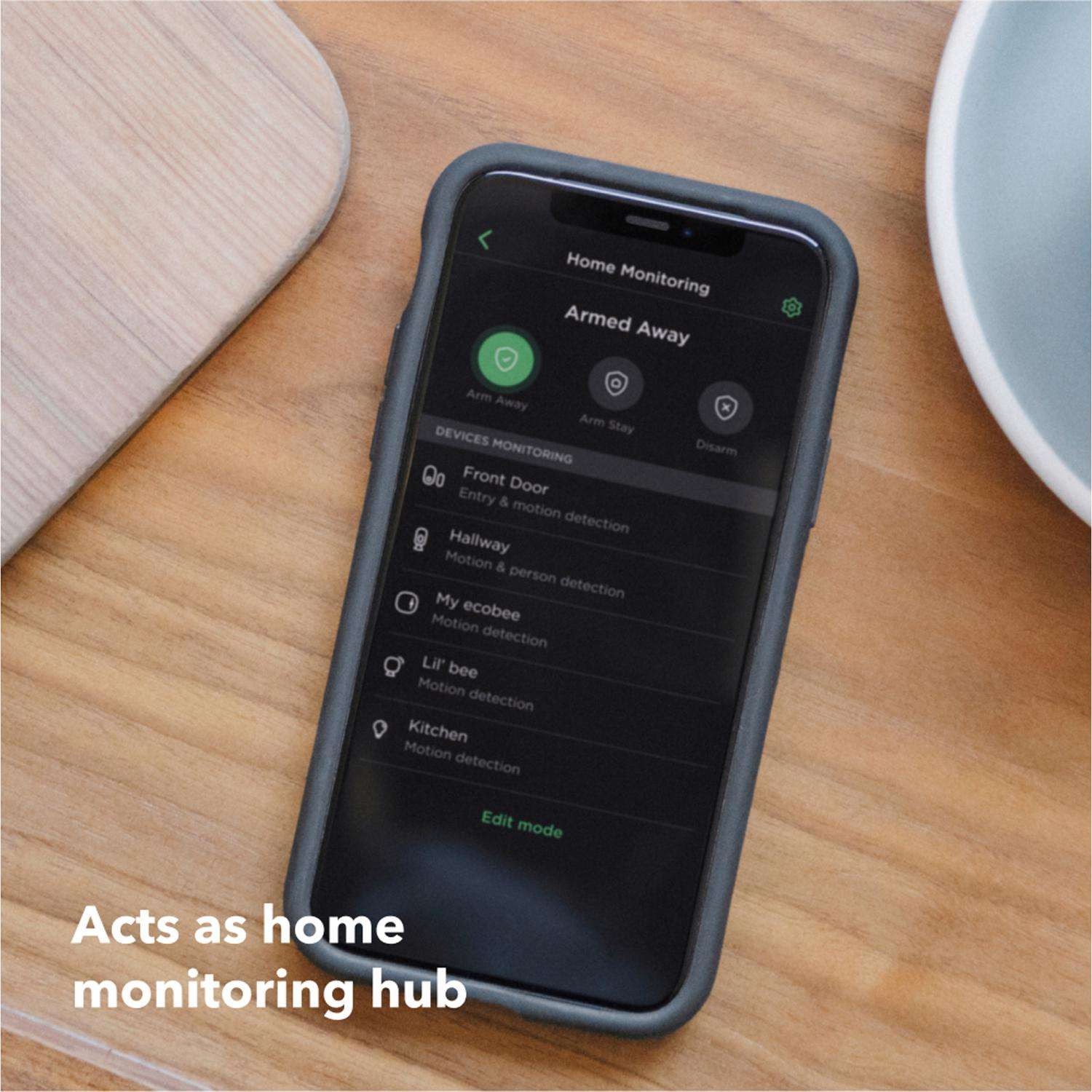 Ecobee Enhanced Built In WiFi Heating and Cooling Touch Screen Smart-Enabled Thermostat