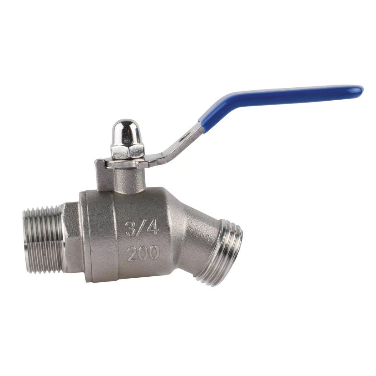 Homewerks 3/4 in. MIP in. x 3/4 in. Garden Hose Thread Stainless Steel Hose Bibb