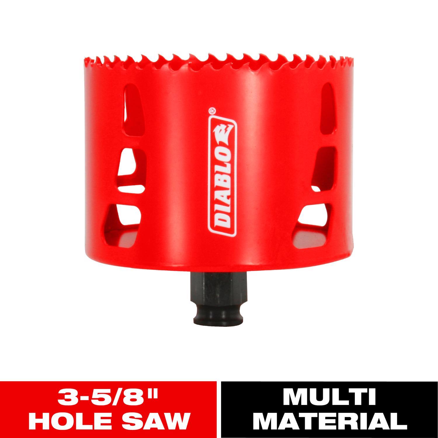 Diablo Snap-Lock Plus 3-5/8 in. Bi-Metal Hole Saw 1 pc