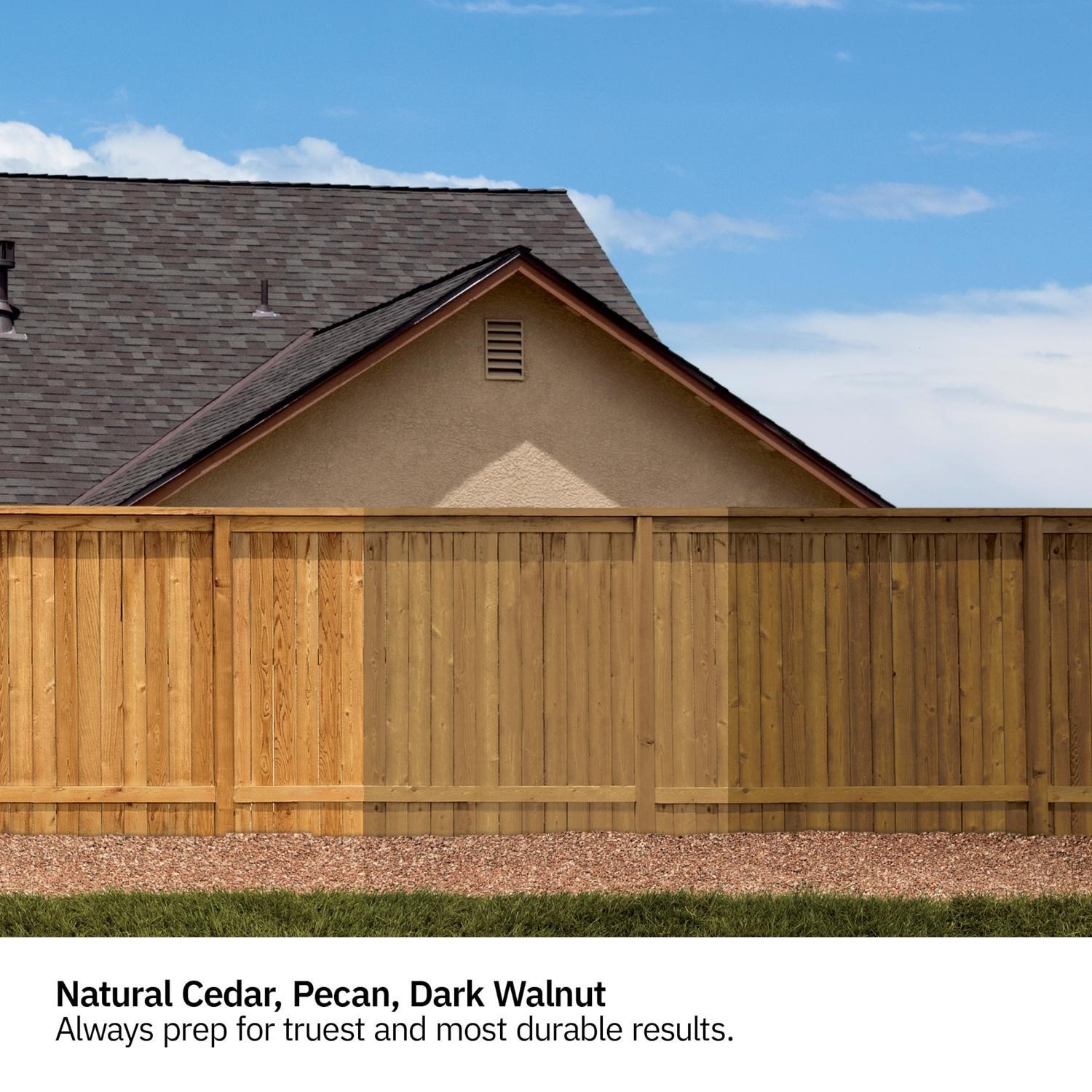 Valspar Quick Seal Semi-Transparent Pecan Oil-Based Exterior Stain 1 Gallon