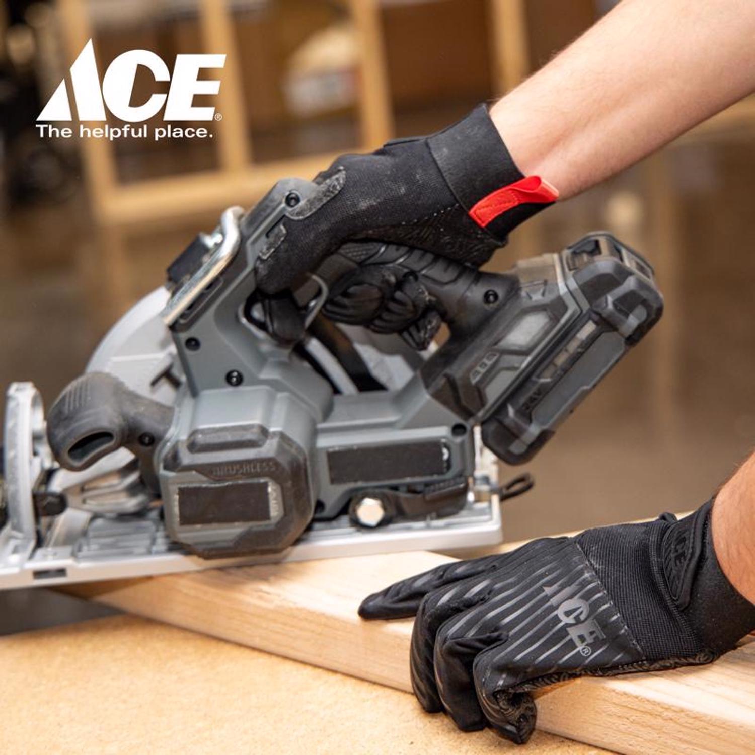 Ace L I-Mesh High Performance Utility Red/Black Gloves