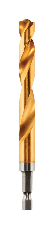 Milwaukee Shockwave 27/64 in. X 4.88 in. L Titanium Red Helix Drill Bit 1 pc