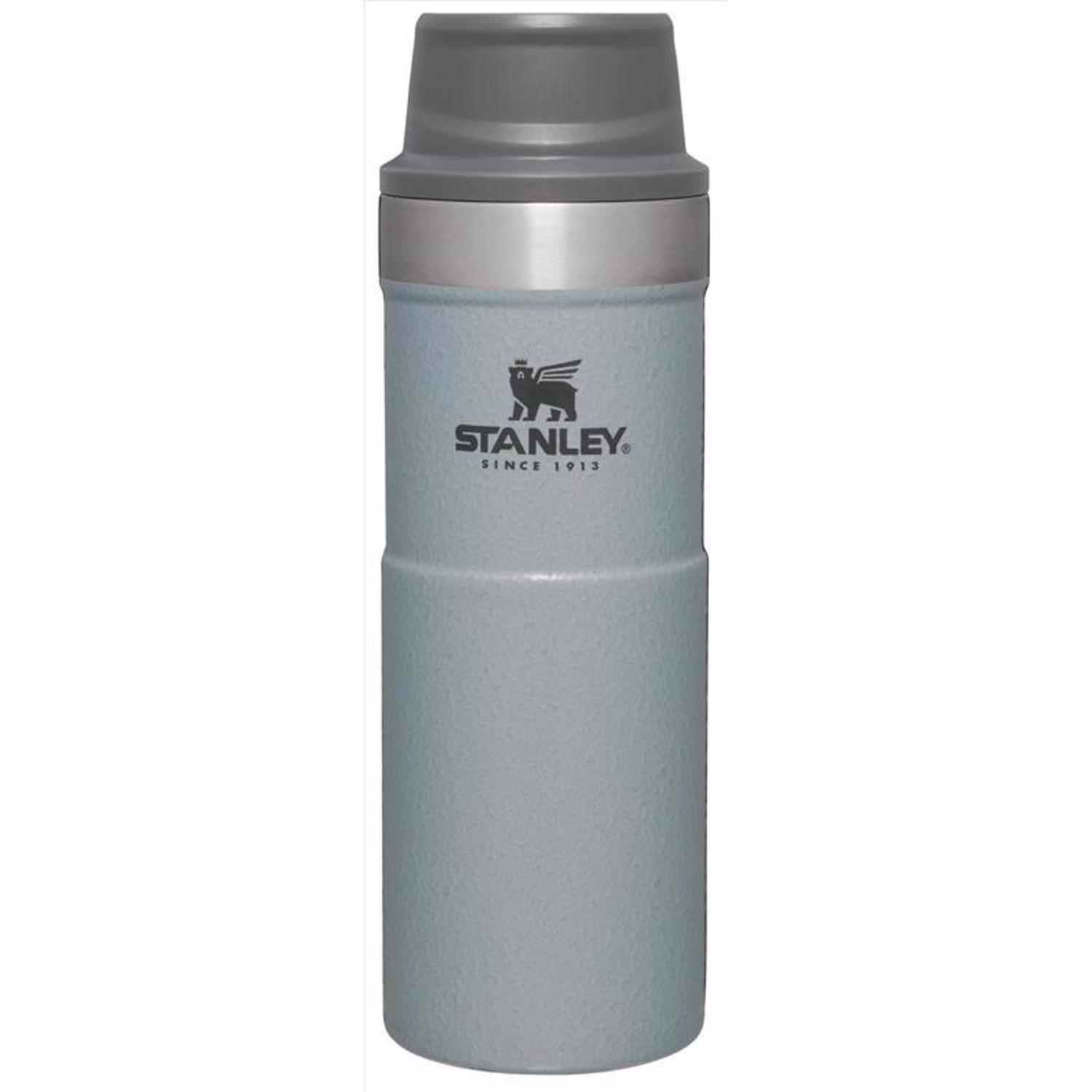 Stanley Classic Trigger Action 16 oz Hammertone Silver Travel Mug