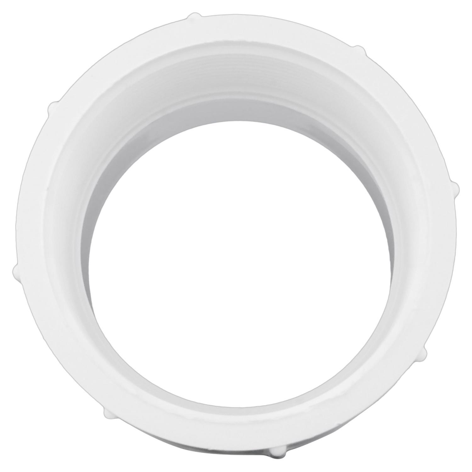 Charlotte Pipe Schedule 40 4 in. Spigot X 4 in. D FPT PVC Pipe Adapter 1 pk