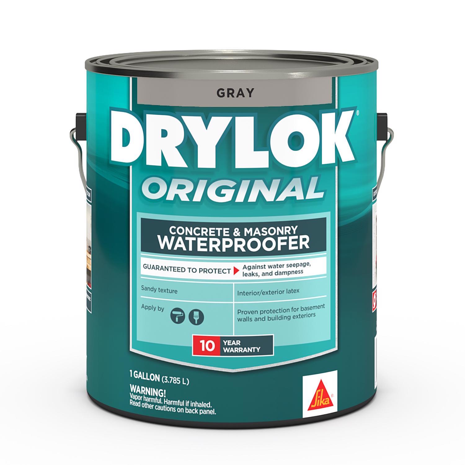 Drylok Flat Gray Latex Masonry Waterproof Sealer 1 gal