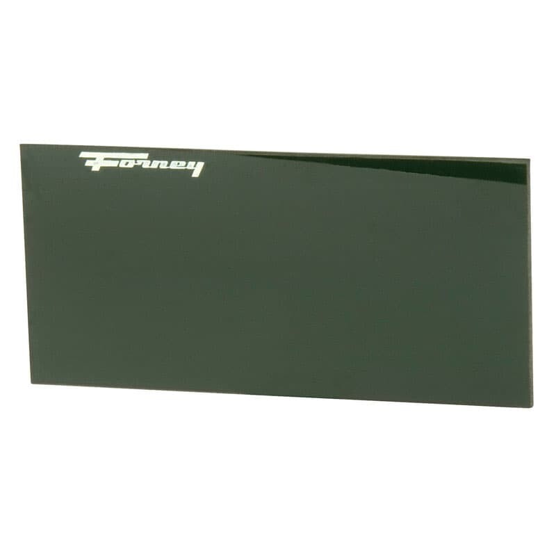 Forney 2 in. H X 4.3 in. W Hardened Glass Welding Helmet Lens 9 Black 1 pc
