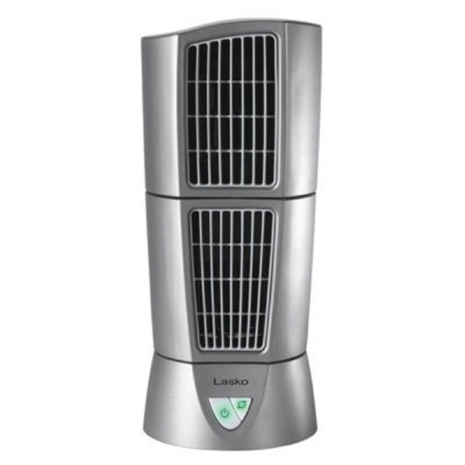 Lasko 14 in. H 3 speed Oscillating Desktop Wind Tower Fan