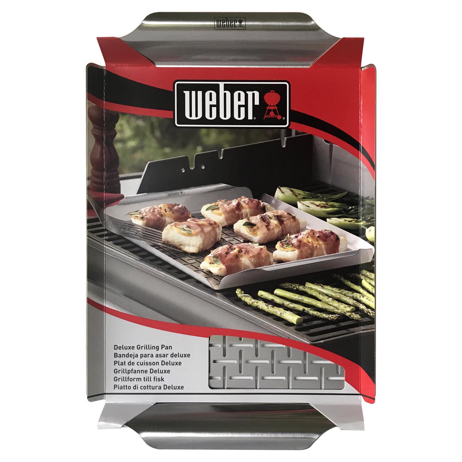 Weber Stainless Steel Grilling Pan 17.4 in. L X 11.8 in. W 1 pk