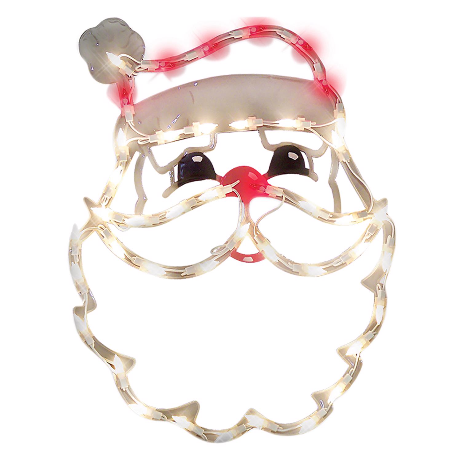 IG Design Red/White Santa Face Indoor Christmas Decor 17 in.