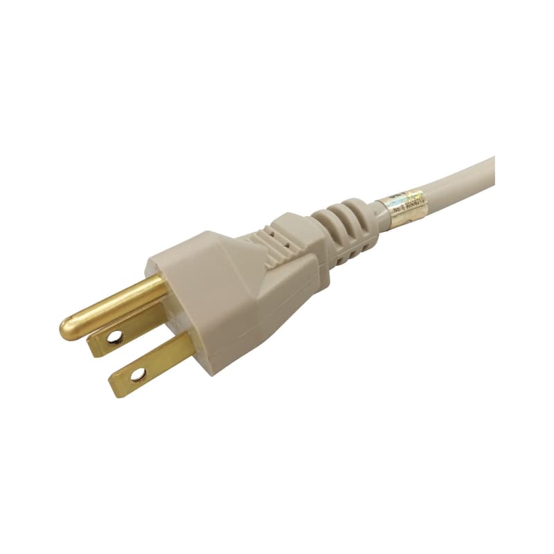 Ace Indoor 9 ft. L Beige Triple Outlet Cord 16/3 SJT