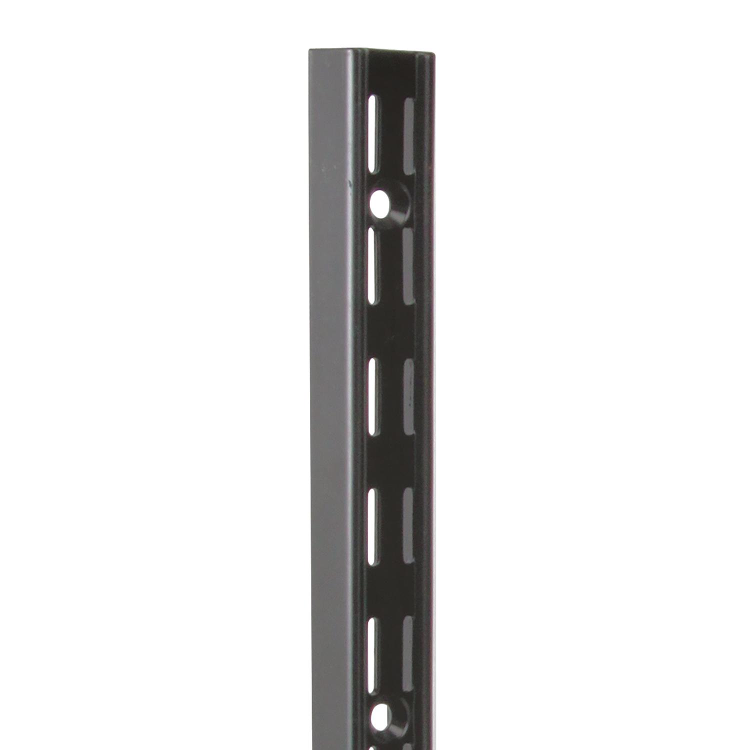 Knape & Vogt Black Steel Regular Duty Shelf Support 14 Ga. 48 in. L