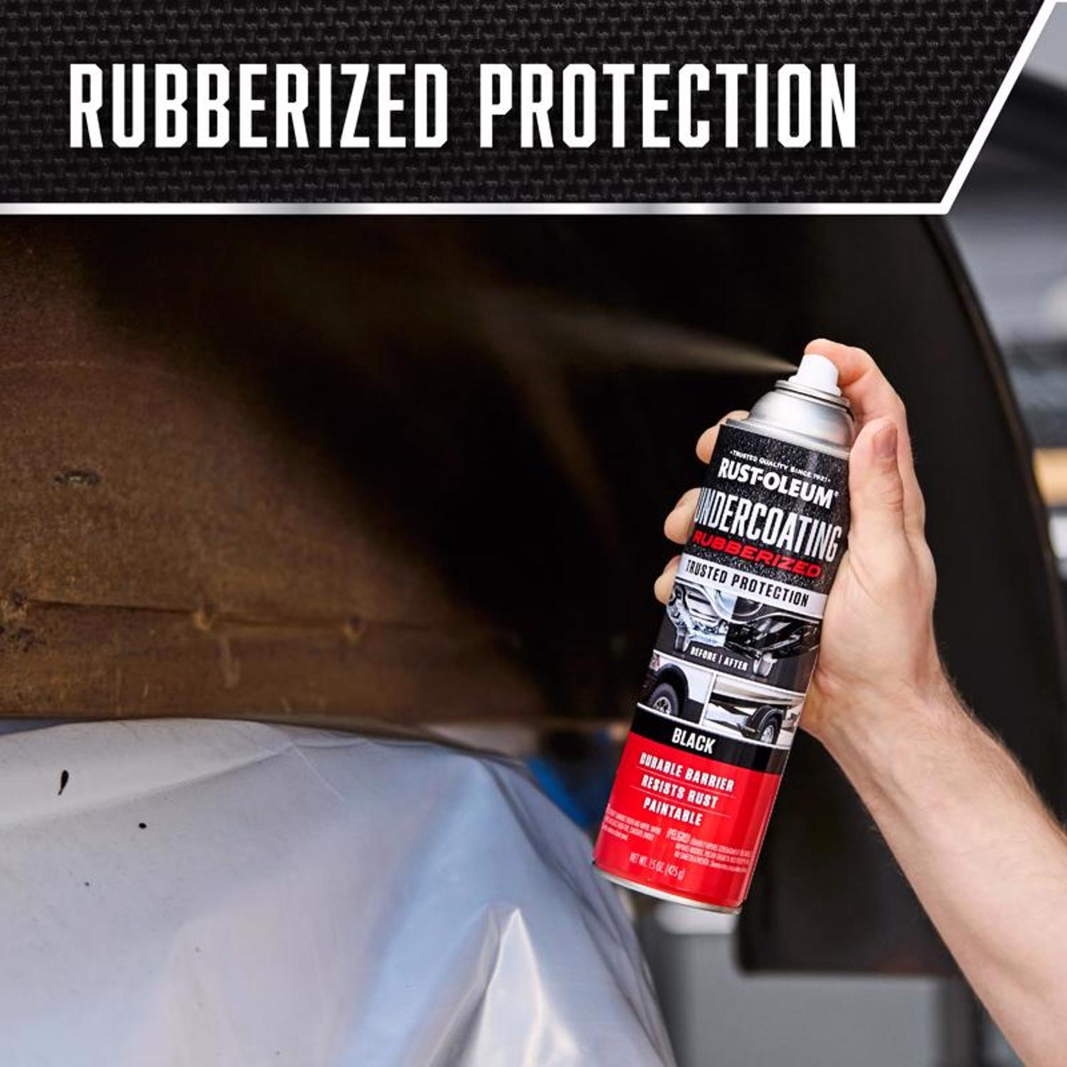 Rust-Oleum Automotive Flat/Matte Black Professional Grade Undercoating 15 oz