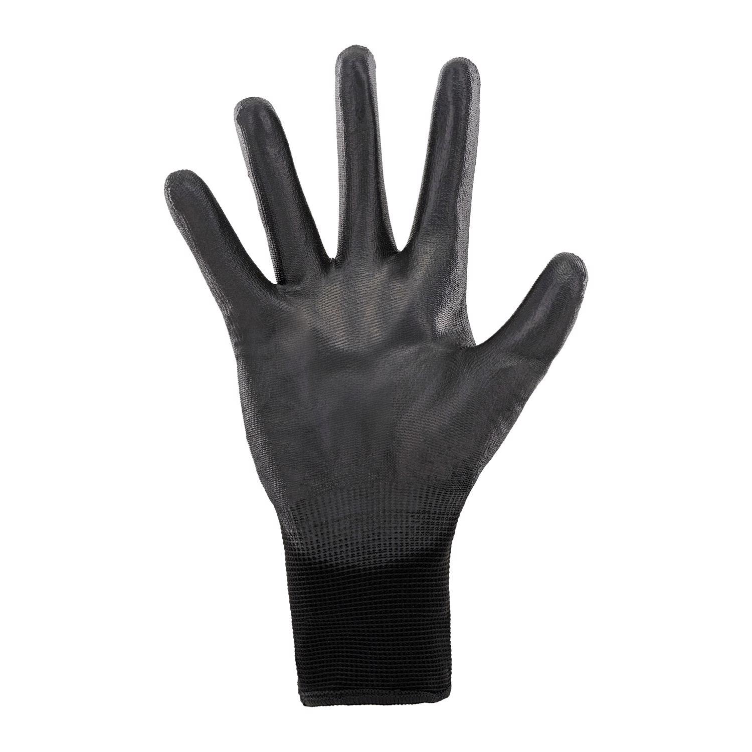 Ace Men's Indoor/Outdoor Coated Work Gloves Black L 1 pair