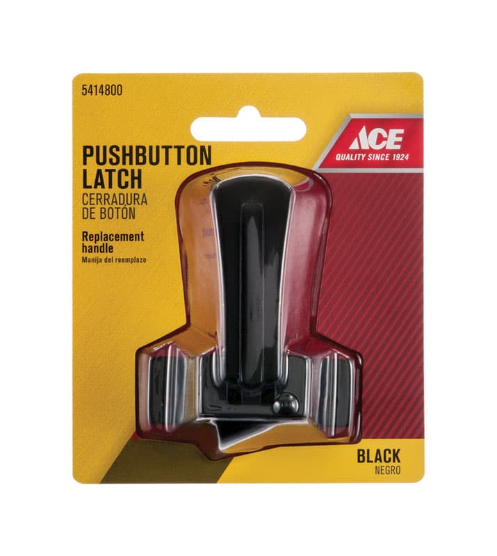 Ace Bare Steel Push Button Latch Replacement 1 pk
